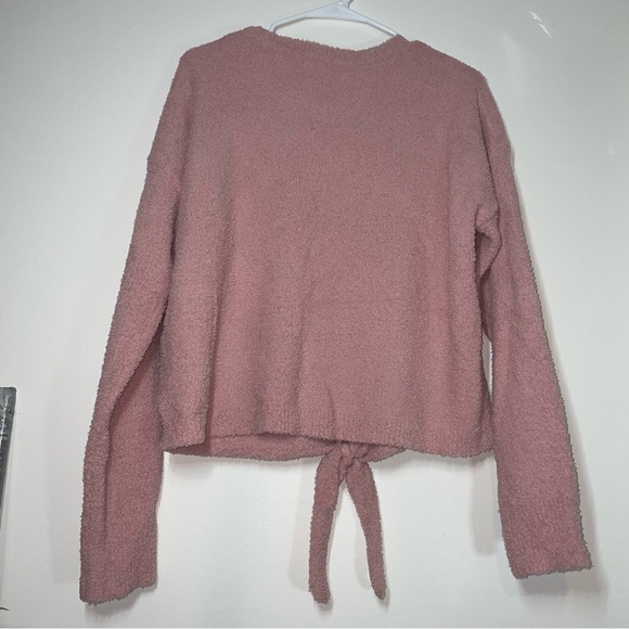NWOT Thread & Supply Sweater Tie Front | Blush Pink | Small - Picture 3 of 6